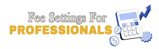 Fee Settings for Professionals
